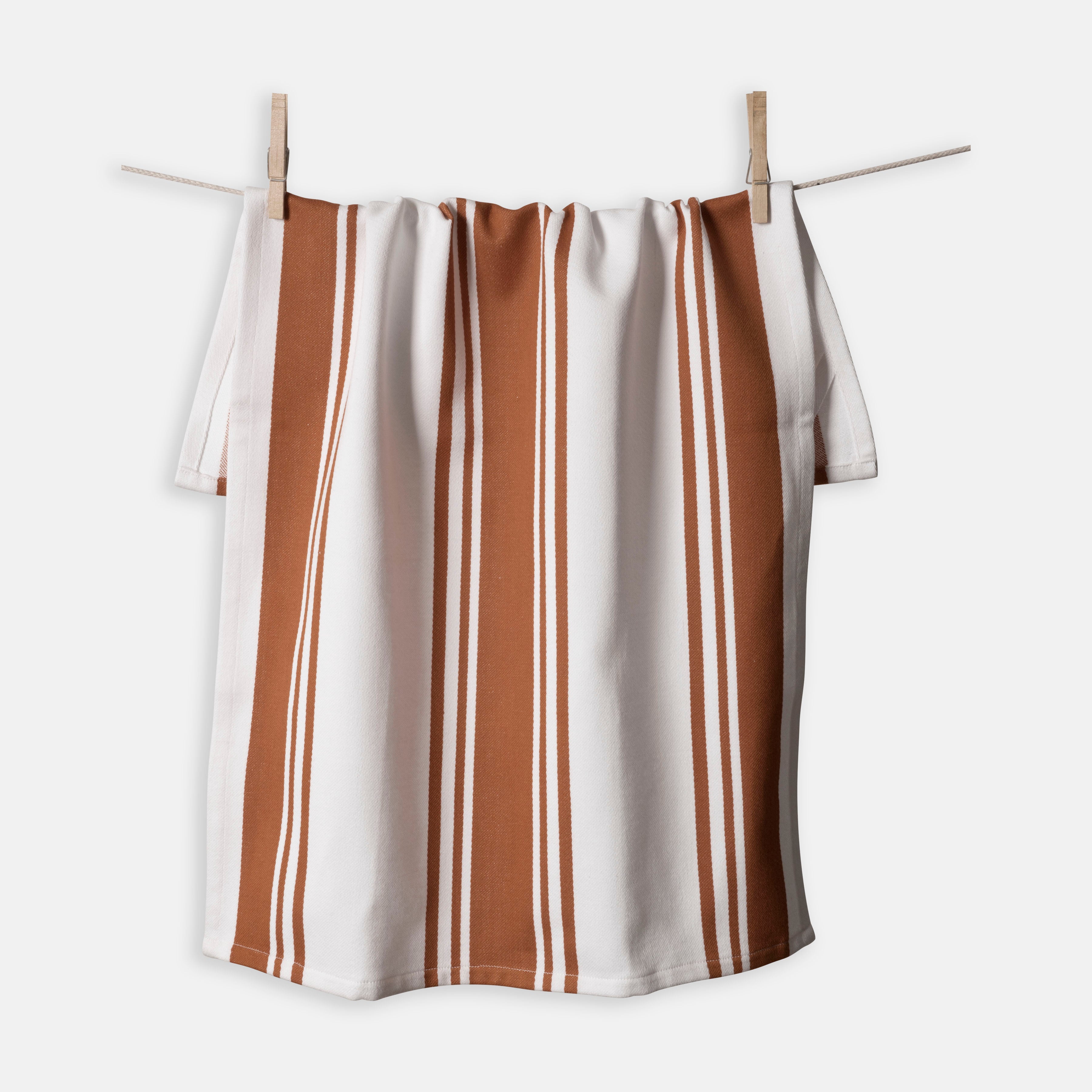 Tea Towels Set Kitchen Cleaning Dish Cloths Drying Striped Dishcloths  Kitchen