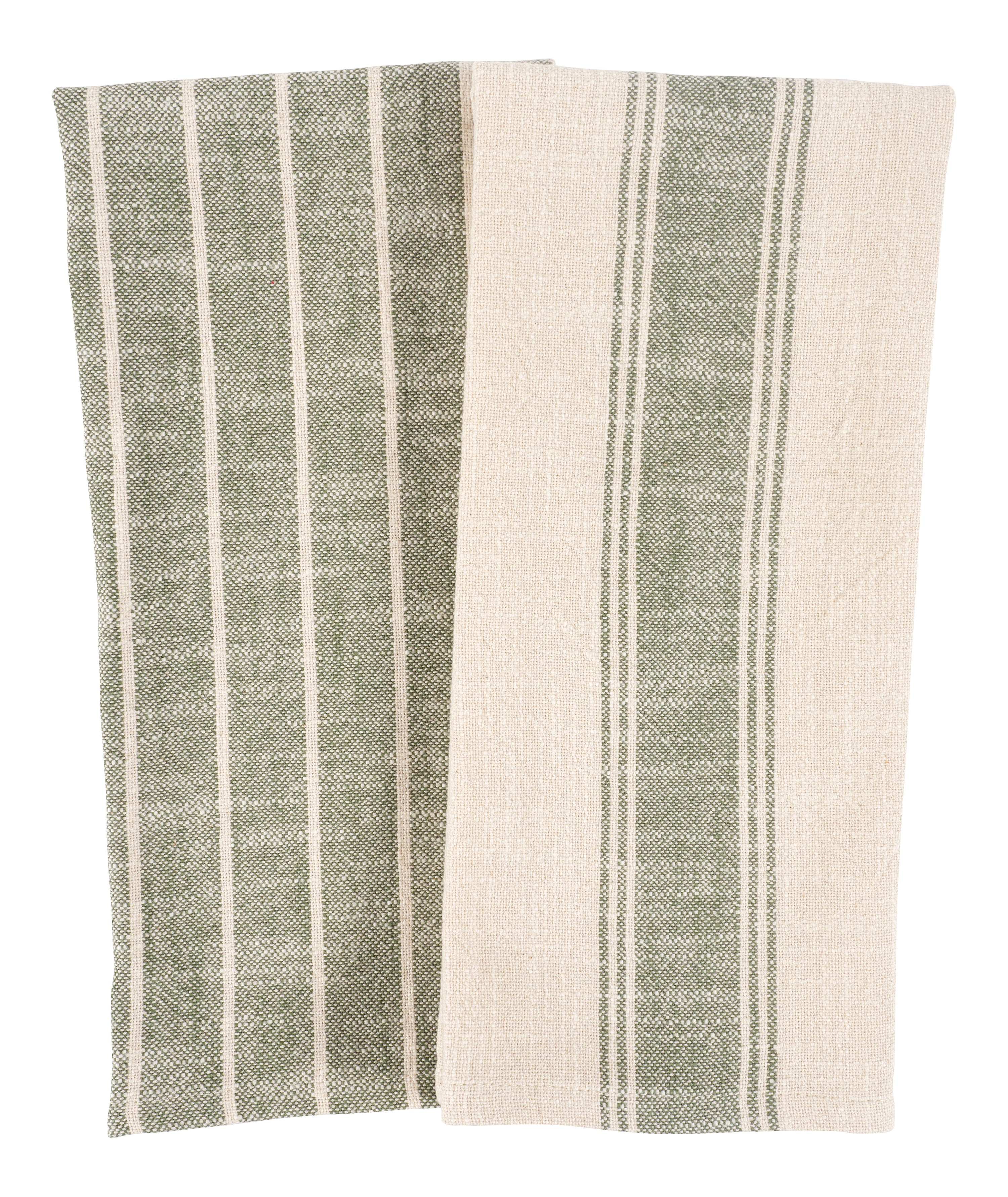 Durable Linen Tea Towel, Set of 4 Rustic Dish Towels, Thick