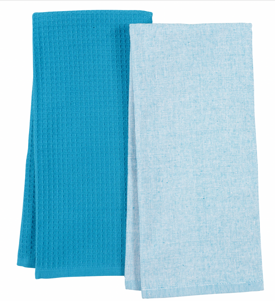 Linden 100% Cotton Reversible Terry Kitchen Towel Sets Of 2 – KAF Home