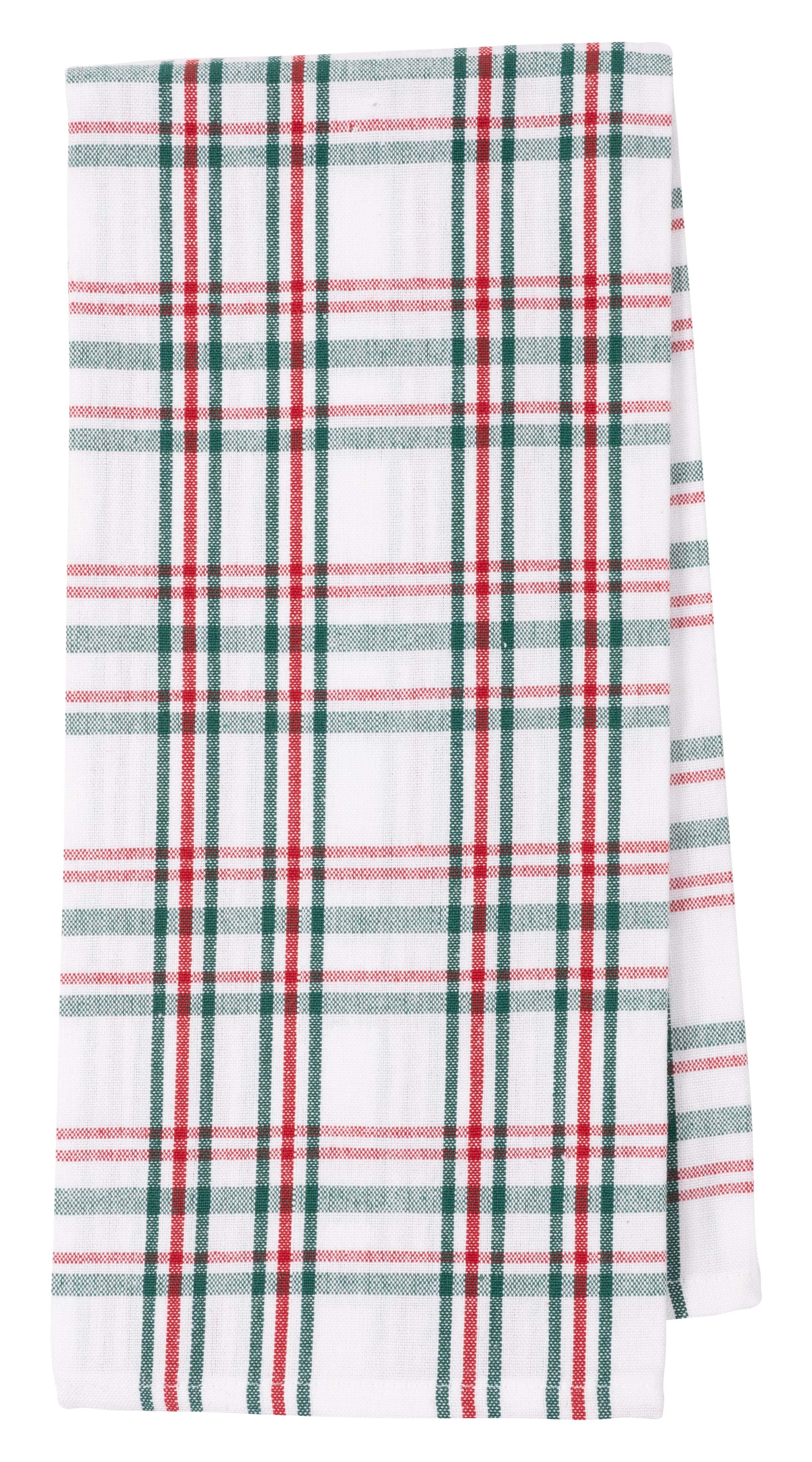 Set of 4 Black and White Windowpane Checkered Terry Dishtowels 15 x 26”