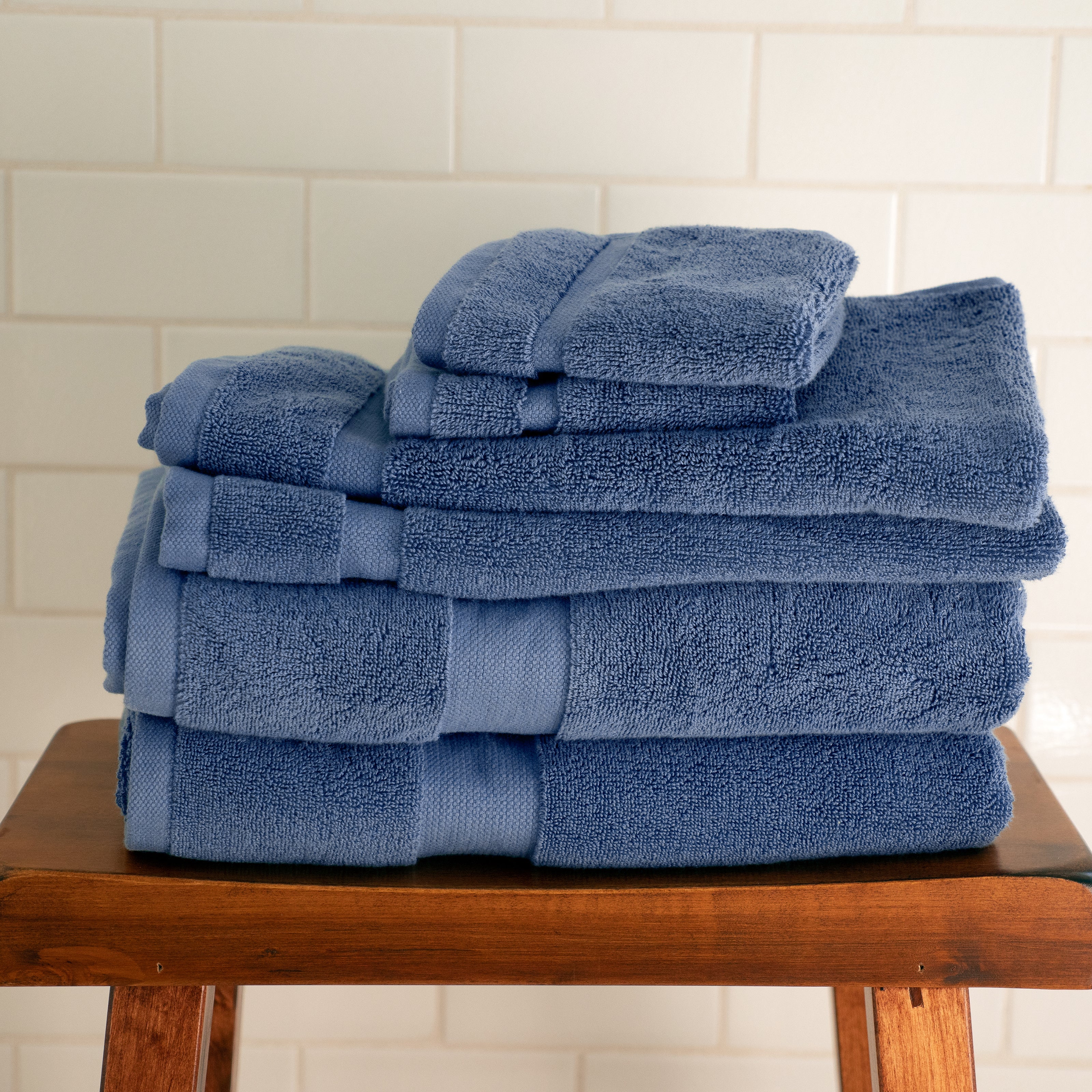 Canopy Lane 6-Piece Bath Towel Set - Dark Blue