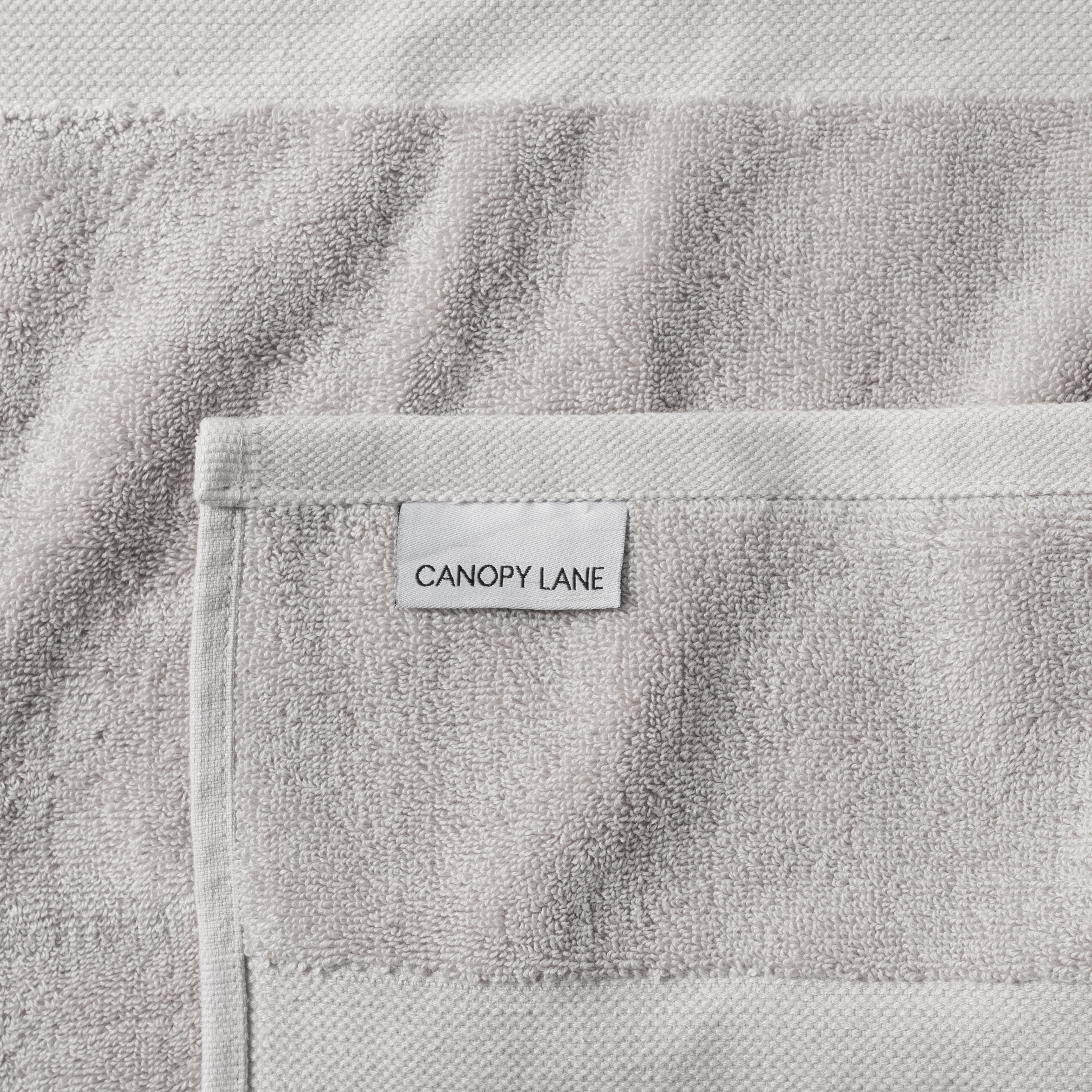 Classic Organic Towel in Silver by Under The Canopy